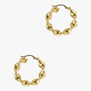 Twisted Hoop Earrings